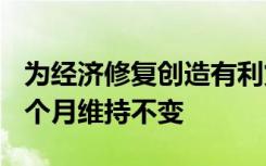为经济修复创造有利货币金融环境 LPR连续6个月维持不变