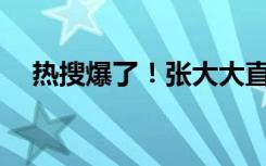 热搜爆了！张大大直播遇女网友被家暴？