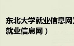 东北大学就业信息网为什么登不上（东北大学就业信息网）
