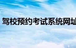 驾校预约考试系统网址（驾校预约考试系统）