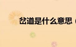 岔道是什么意思（c店是什么意思）