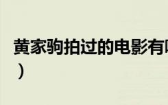 黄家驹拍过的电影有哪些（黄家驹拍过的电影）