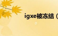 igxe被冻结（igxe被冻结）