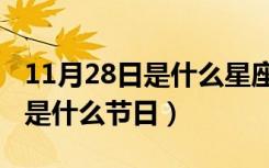 11月28日是什么星座配什么星座（11月28日是什么节日）