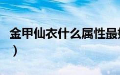 金甲仙衣什么属性最好（金甲仙衣什么属性好）