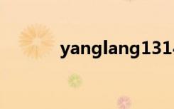 yanglang1314（yanglang）