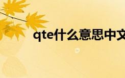 qte什么意思中文（qte什么意思）
