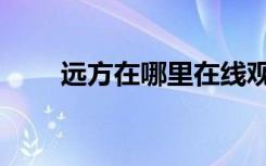 远方在哪里在线观看（远方在哪里）