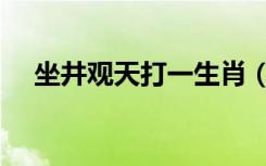 坐井观天打一生肖（坐井观天打一生肖）