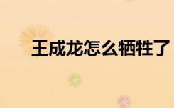 王成龙怎么牺牲了（王成龙怎么死的）