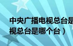 中央广播电视总台是cctv-1吗（中央广播电视总台是哪个台）