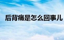 后背痛是怎么回事儿（后背痛是怎么回事）