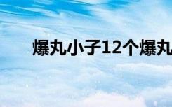 爆丸小子12个爆丸简介（爆丸小子1）