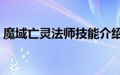魔域亡灵法师技能介绍（魔域亡灵法师技能）