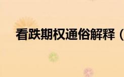 看跌期权通俗解释（看跌期权如何理解）