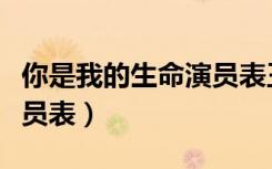 你是我的生命演员表王大兰（你是我的生命演员表）