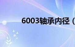 6003轴承内径（6003轴承尺寸）