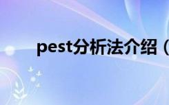 pest分析法介绍（pest分析法简介）