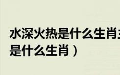 水深火热是什么生肖主双定单生肖（水深火热是什么生肖）