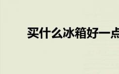买什么冰箱好一点（买什么冰箱好）