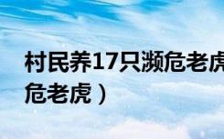 村民养17只濒危老虎犯罪吗（村民养17只濒危老虎）