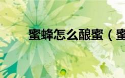 蜜蜂怎么酿蜜（蜜蜂酿蜜过程介绍）