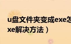 u盘文件夹变成exe怎么办（u盘文件夹变成exe解决方法）
