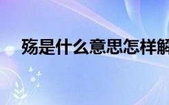 殇是什么意思怎样解释（殇是什么意思）