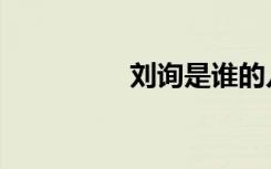 刘询是谁的儿子（刘询）
