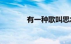 有一种歌叫思念（有一种歌）