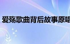爱殇歌曲背后故事原唱（爱殇歌曲背后故事）