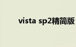 vista sp2精简版（vista sp2补丁）