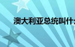 澳大利亚总统叫什么（澳大利亚总统）