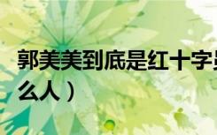 郭美美到底是红十字员工吗（郭美美到底是什么人）