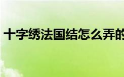 十字绣法国结怎么弄的（十字绣法国结绣法）