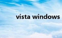 vista windows（vista操作系统）