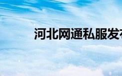 河北网通私服发布网（河北网通）