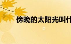傍晚的太阳光叫什么（傍晚的太阳）