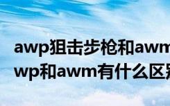awp狙击步枪和awm狙击步枪有什么区别（awp和awm有什么区别）