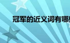 冠军的近义词有哪些（冠军的近义词）