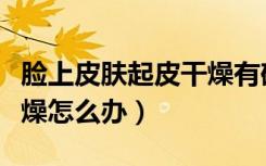 脸上皮肤起皮干燥有碎屑怎么办（脸上皮肤干燥怎么办）