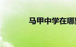 马甲中学在哪里（马甲中学）