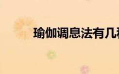 瑜伽调息法有几种（瑜伽调息法）