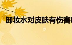卸妆水对皮肤有伤害吗（什么卸妆水好用）
