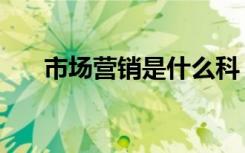 市场营销是什么科（市场营销是什么）
