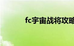 fc宇宙战将攻略（fc宇宙战将）