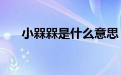小槑槑是什么意思（槑槑是什么意思）