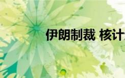 伊朗制裁 核计划（伊朗制裁）
