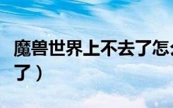 魔兽世界上不去了怎么回事（魔兽世界上不去了）