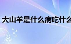 大山羊是什么病吃什么药（大山羊是什么病）